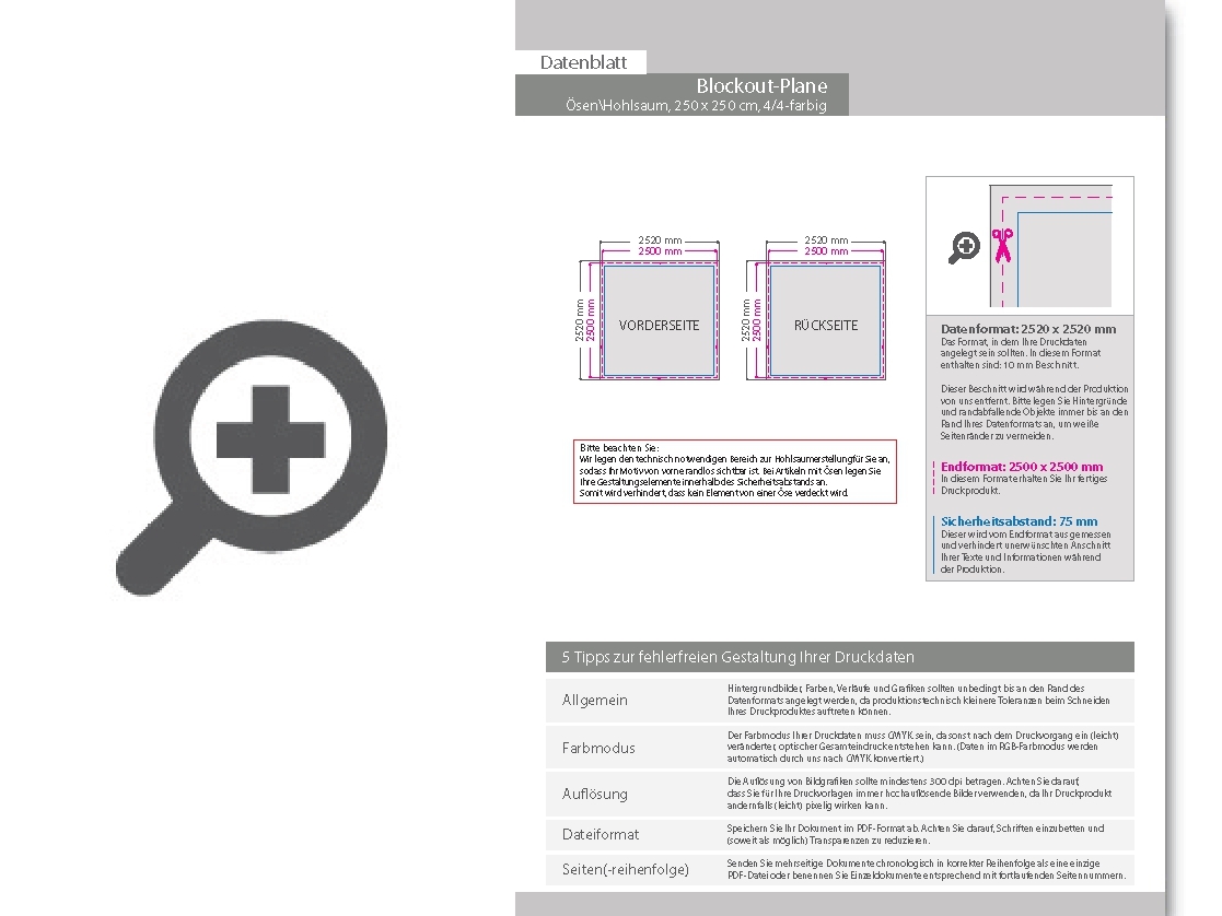 Product Bild hochwertige_blockout-plane_250_x_250_cm__4_4-farbig_bedruckt__hohlsaum_links_und_rechts_(durchmesser_hohlsaum_6_0_cm)