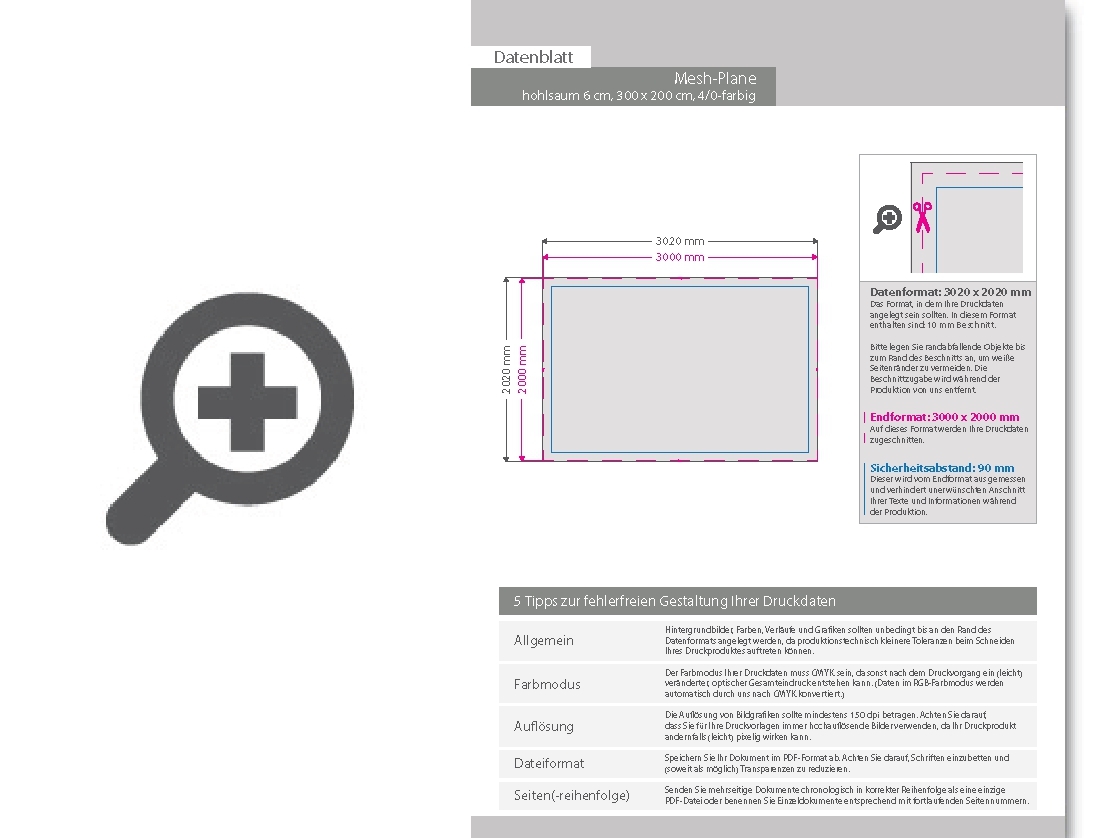 Product Bild hochwertige_mesh-plane_300_x_200_cm__4_0-farbig_bedruckt__hohlsaum_links_und_rechts_(durchmesser_hohlsaum_6_0_cm)