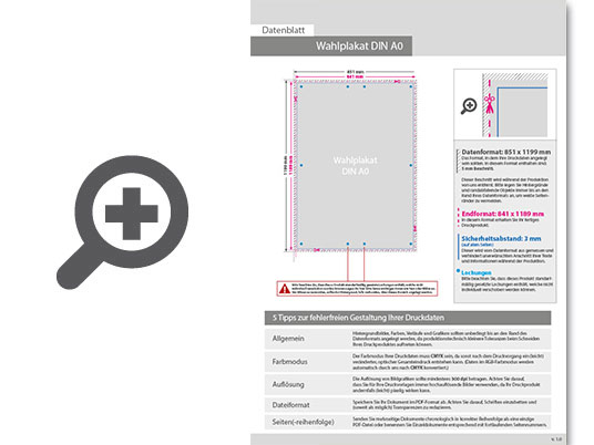 Product Bild wahlplakat_auf_hohlkammerplatte_din_a0_einseitig_4_0-farbig_bedruckt__mit_10_bohrungen