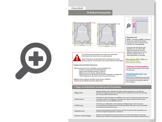 Product Bild wahlplakat_auf_hohlkammerplatte_in_glocke-form_konturgefr__st___beidseitig_4_4-farbig_bedruckt